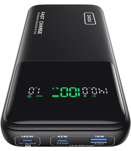 27000mAh 140W Portable Power Bank with USB C N3807