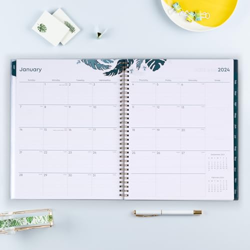 2024 Weekly and Monthly Planner, 8.5" x 11", Wirebound G930