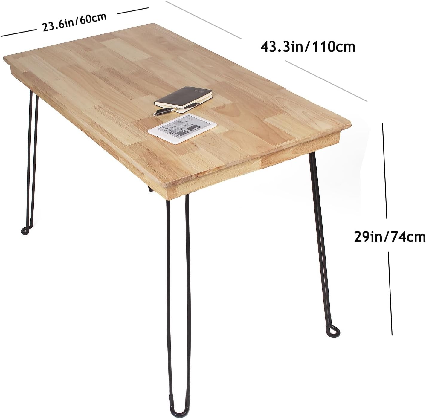 43in Wooden Folding Desk X650