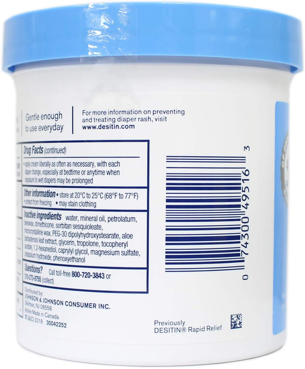 16 oz Diaper Rash Cream A98693