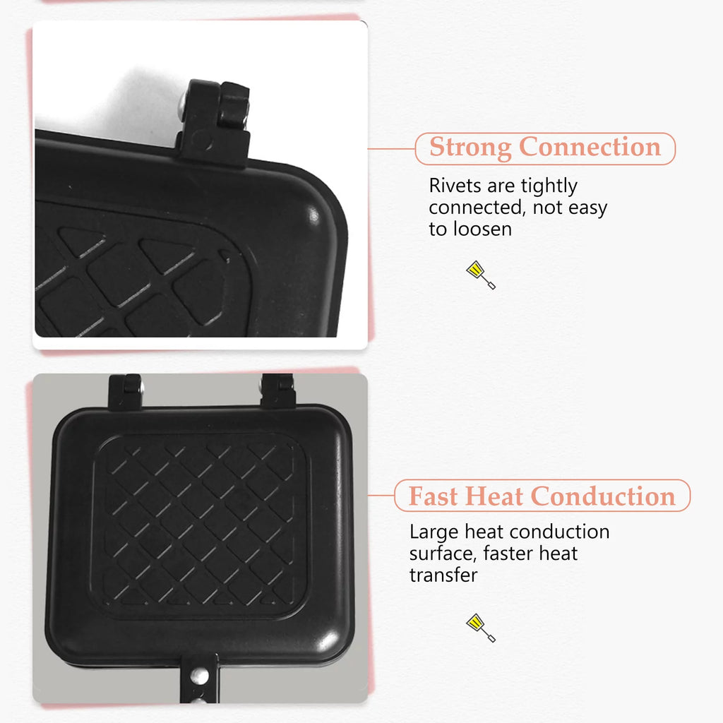 Non-stick Grilled Sandwich Maker with Insulated Handle V320