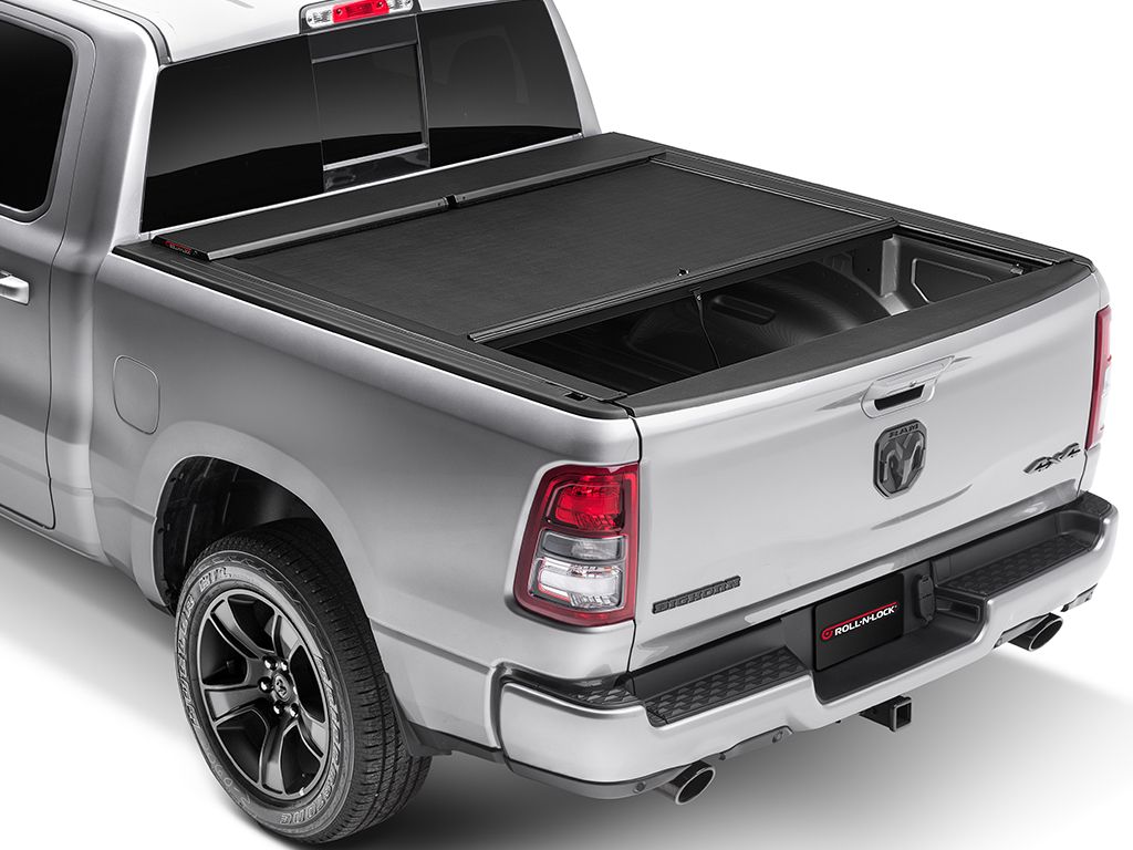 Retractable Truck Bed Tonneau Cover for 2019-2023 Dodge Ram 1500 with RamBox 5' 7" Bed E475