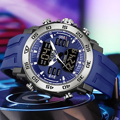 Men's Stainless Steel Digital Watch O38168