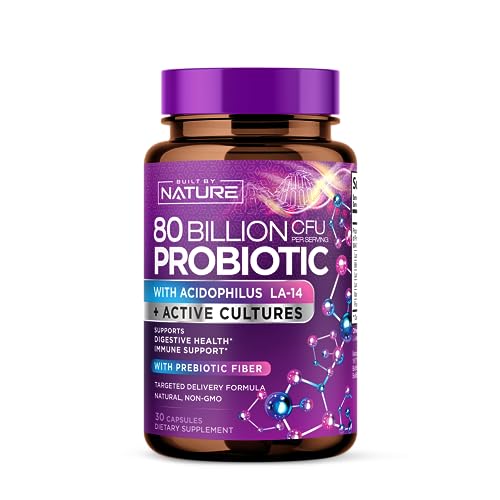80 Billion CFU Probiotic Supplement - 30 Capsules V320714