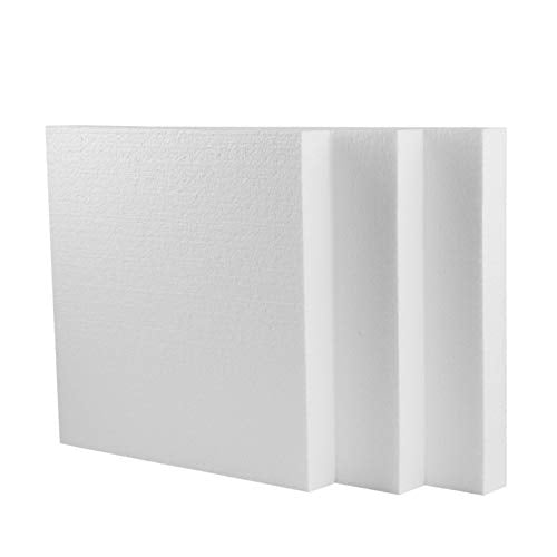 3 Pack 12x12x1.5 EPS Polystyrene Foam Blocks X939