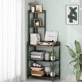 Black 5 Tier Corner Shelf W224159