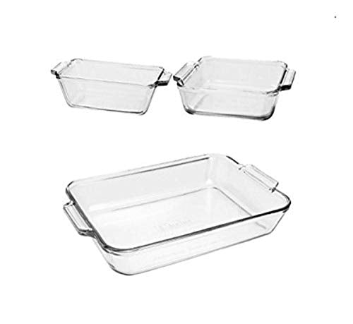 3 Piece Glass Baking Dish Set I4970