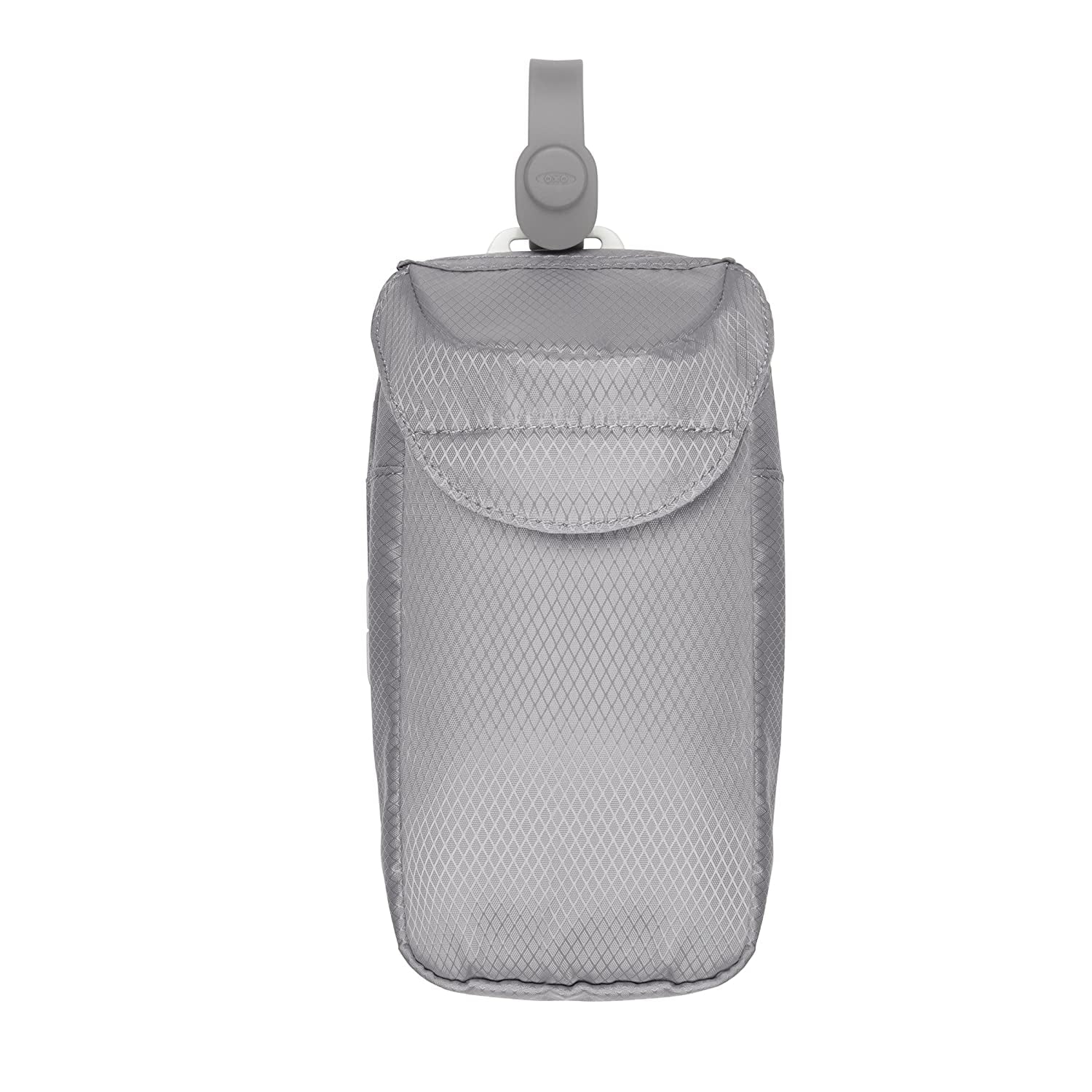Gray Wipes Dispenser with Diaper Pouch N8299