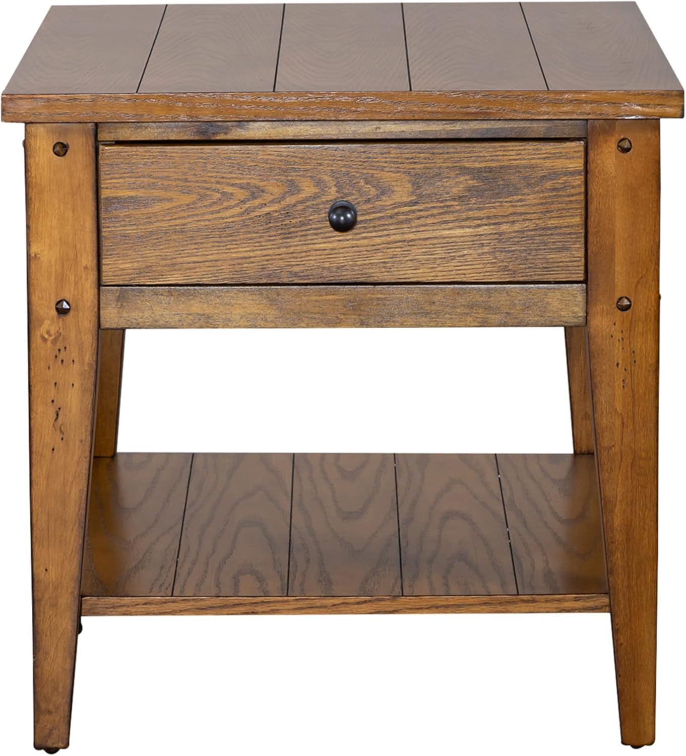 Medium Brown 3 Piece Set (1-Cocktail 2-End Tables) S406