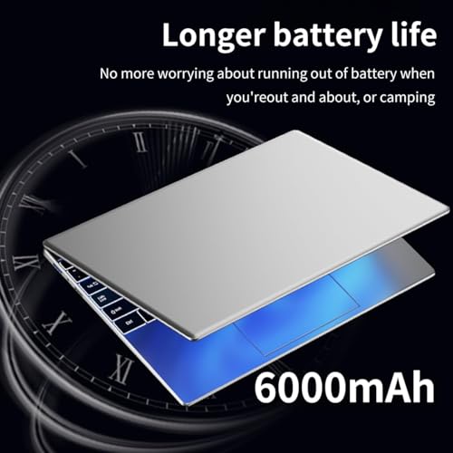 15.6" FHD Display Intel N95 Quad-Core 16GB RAM 512GB SSD RGB Keyboard Fingerprint Reader Windows 11 Pro Laptop S406