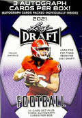 50-card Football Box with 3 Autograph Cards N554