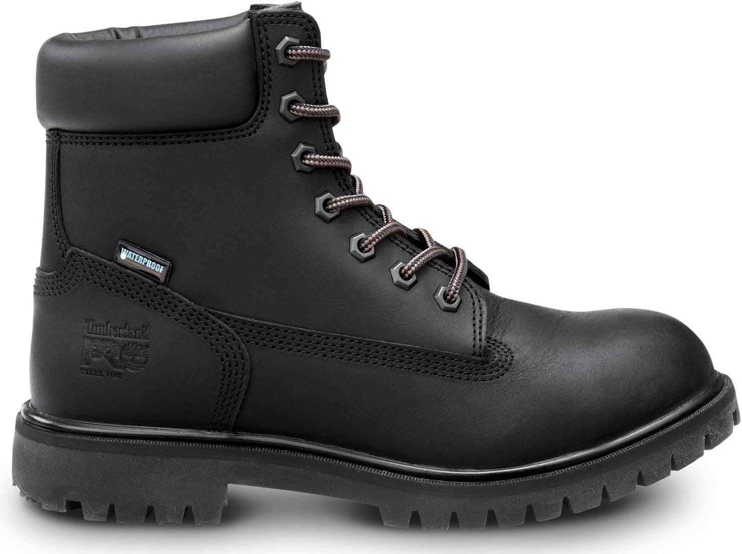 Black Steel Toe EH Slip Resistant WP Insulated Boot D665