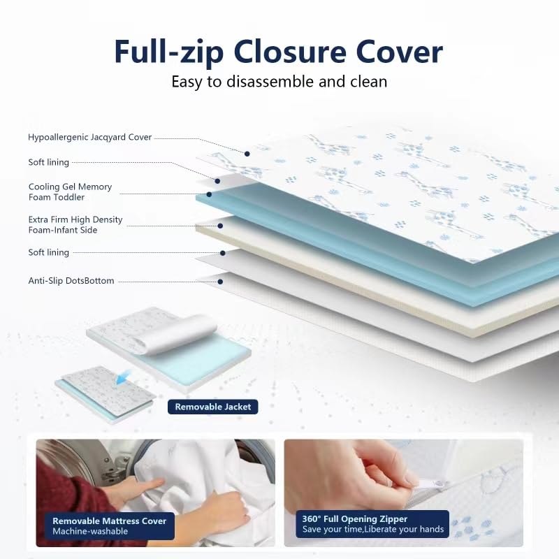 38"x26" Foam Crib Mattress K66185