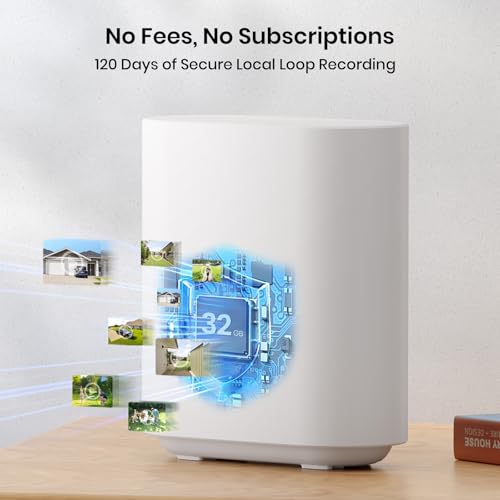 Security Cameras Outdoor Wireless, 4 Cam-Kit, Solar-Powered, 2K Color Night Vision, 5G & 2.4G WiFi O5757
