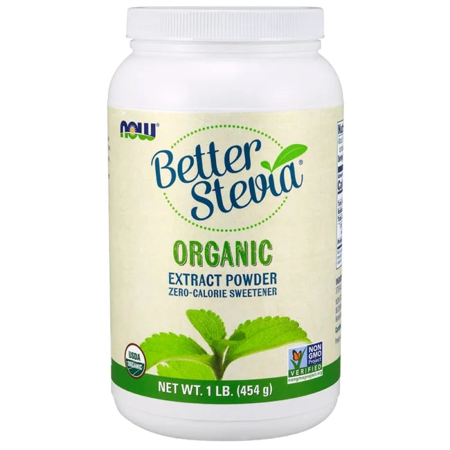 Certified Organic Stevia Extract Powder, 1-Pound W5808