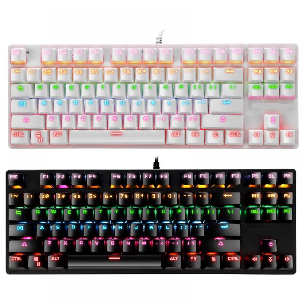 87-Key Gaming Mechanical Keyboard with Backlit LED J951