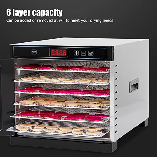 6 Layers Stainless Steel Food Dehydrator Q328
