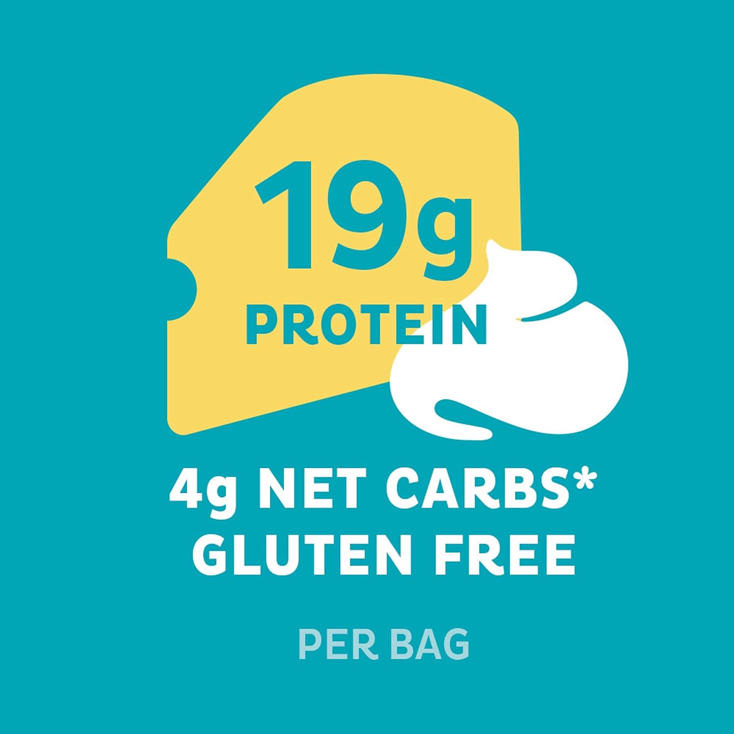 Cheddar & Sour Cream and Loaded Taco Flavors Protein Chips, 1.1 Ounce (Packs of 12) G574144