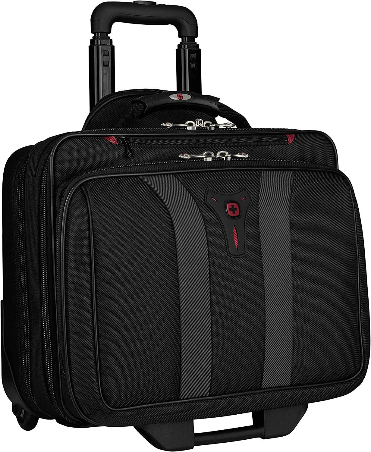 Black Nylon Rolling Case for 17-inch Notebooks Z912806