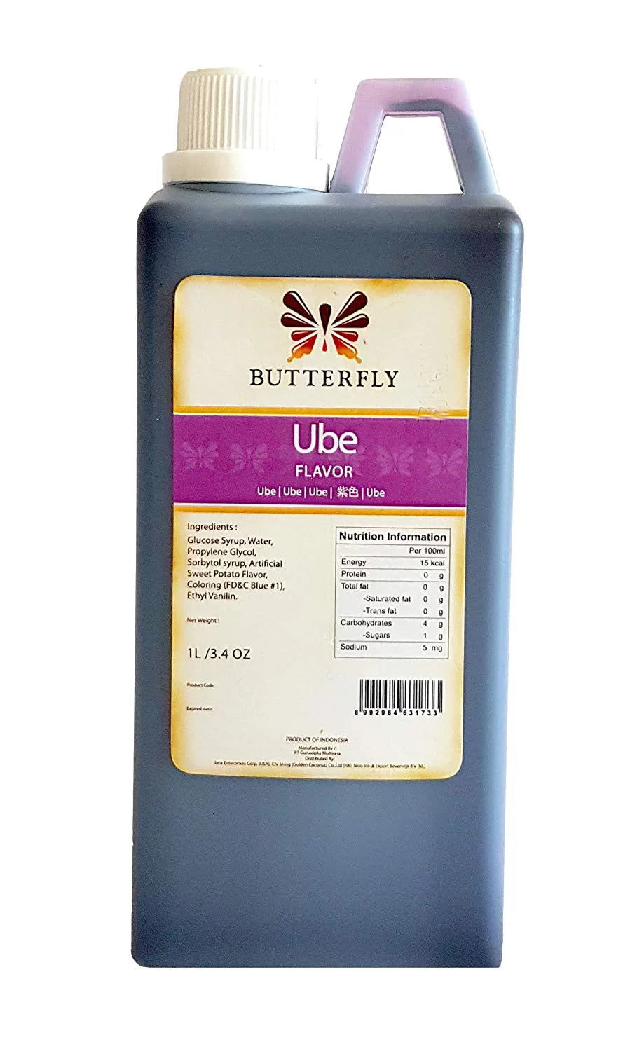 Ube Purple Yam Flavoring Extract 1 Liter, 33.8 Ounce N474