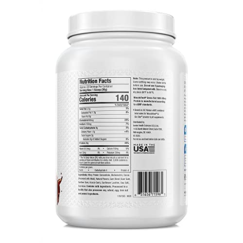 Triple Chocolate & Deluxe Vanilla Whey Protein Powder, 1.8 lbs Each Z338