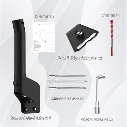 360° Rotatable Black Starlink Roof Mount I126