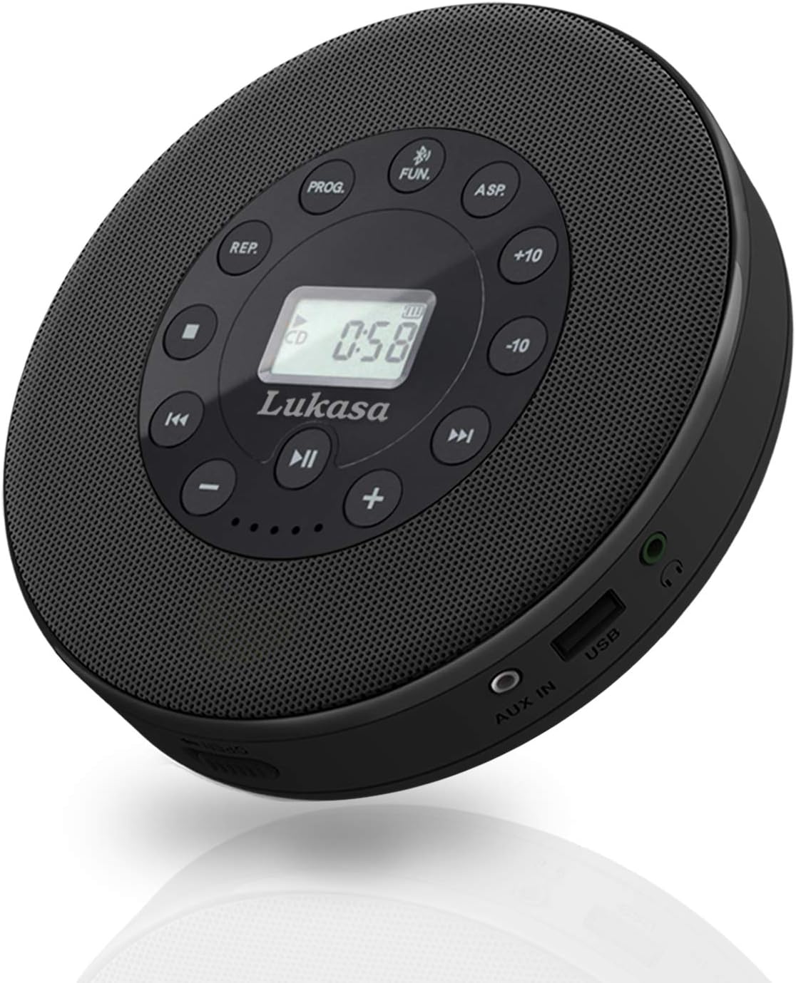 White Portable Bluetooth CD Player Pack of 2 Q1540