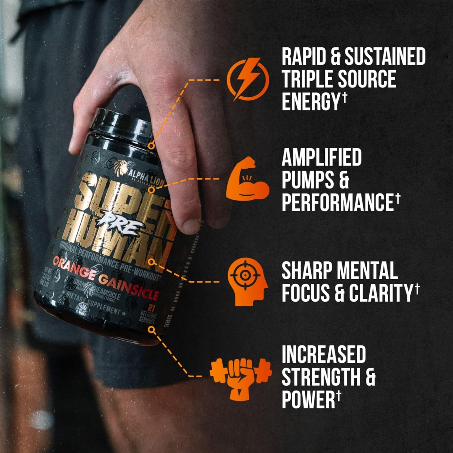 21 Servings Pre Workout Powder D156543