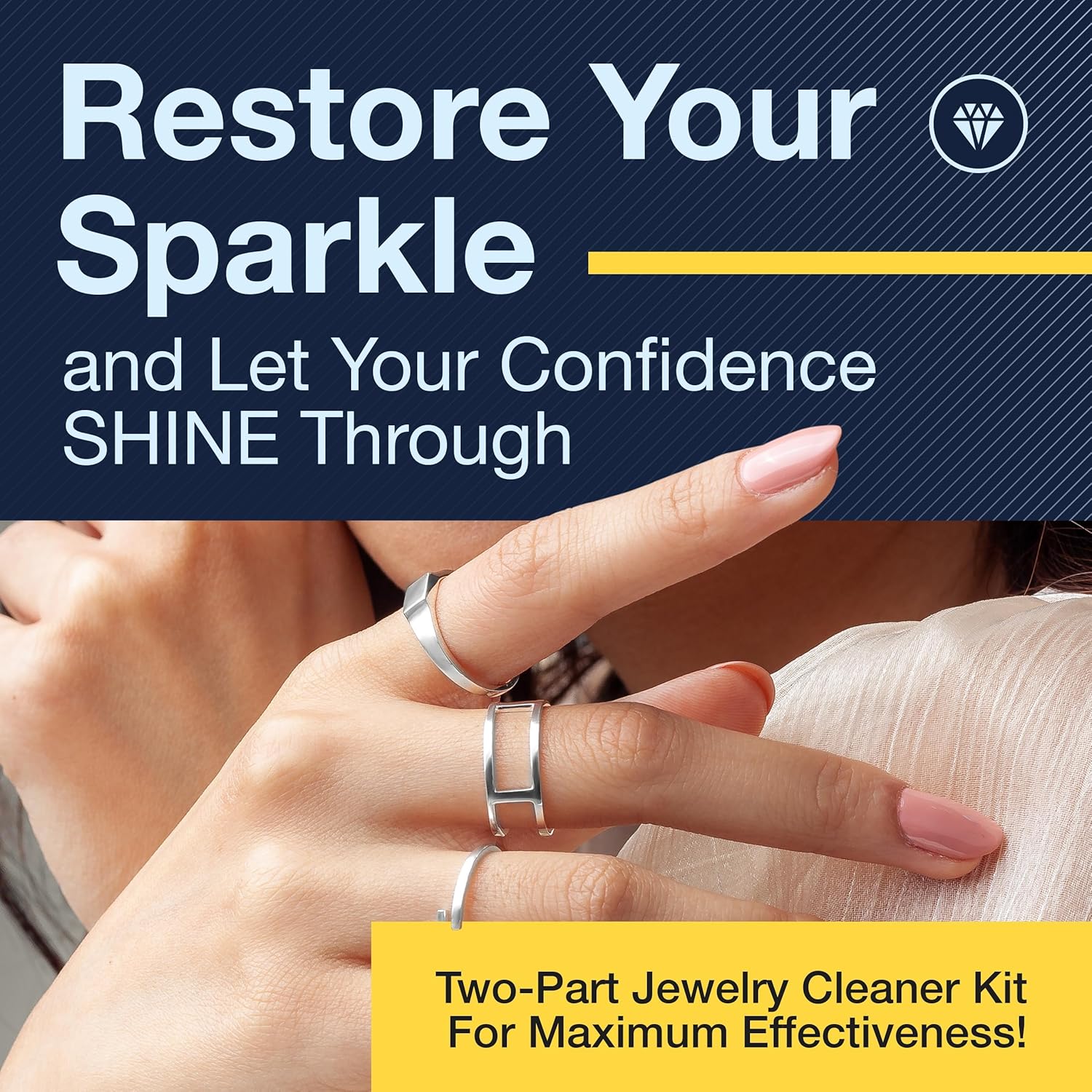Jewelry Cleaning Kit with Cloth and Cleaner Solution S748