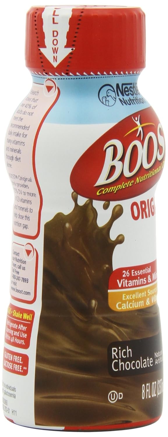Original Rich Chocolate Nutritional Drink, 12 Count P578