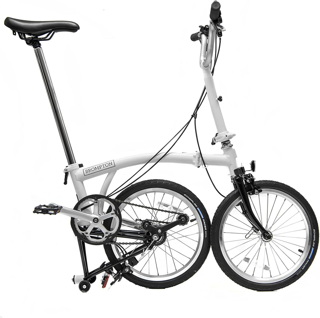 White 3 Speed Folding Bike N40673