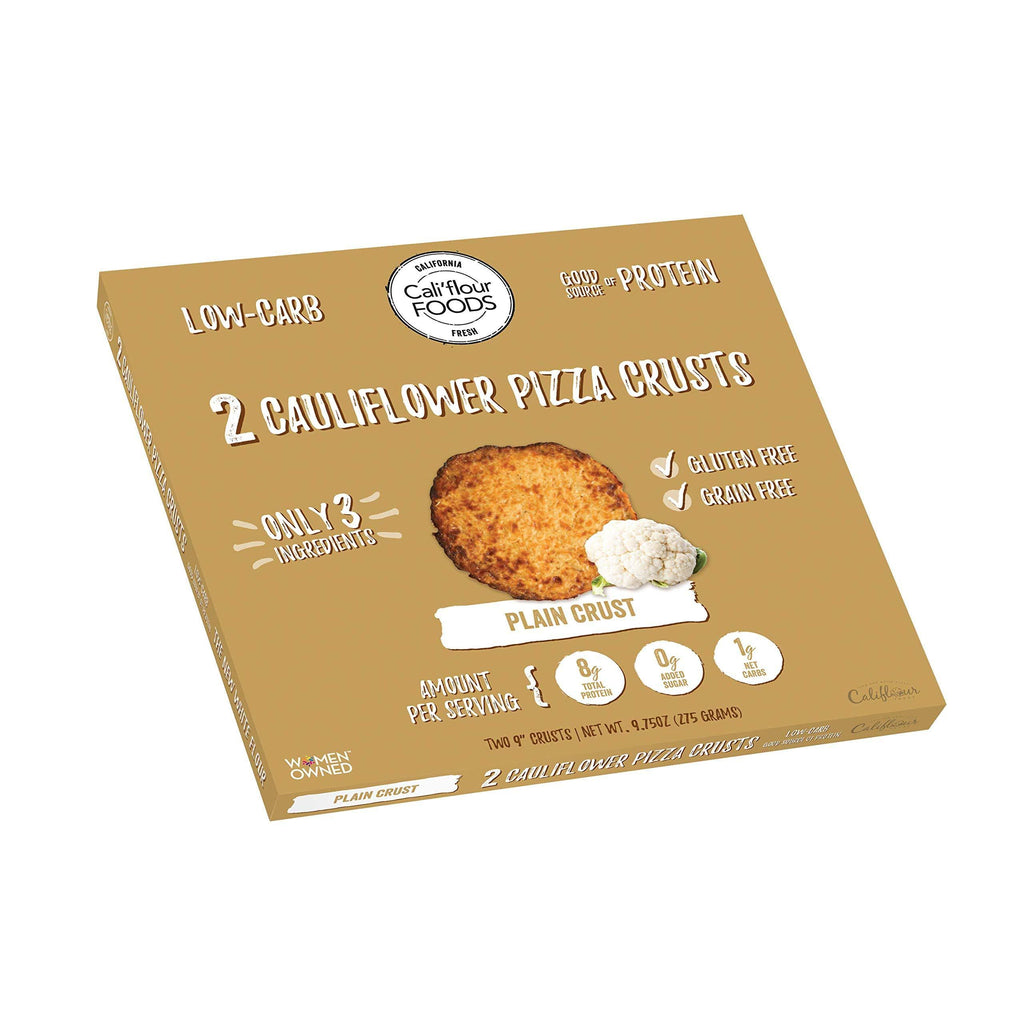 Plain Cauliflower Pizza Crusts - 9.75 oz C587