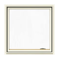 Cream Painted Clad Wood Right-Handed Casement Window with Mesh Screen X71138