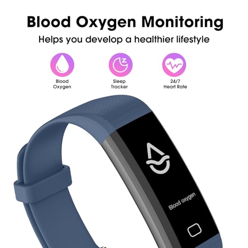Fitness Tracker with Heart Rate Monitor, IP68 Waterproof Smartwatch V106