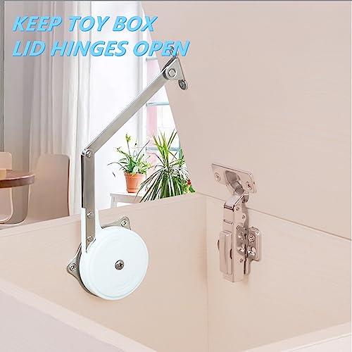 Soft Close Lid Stay Hinges for Toy Box 2 Pack P6642