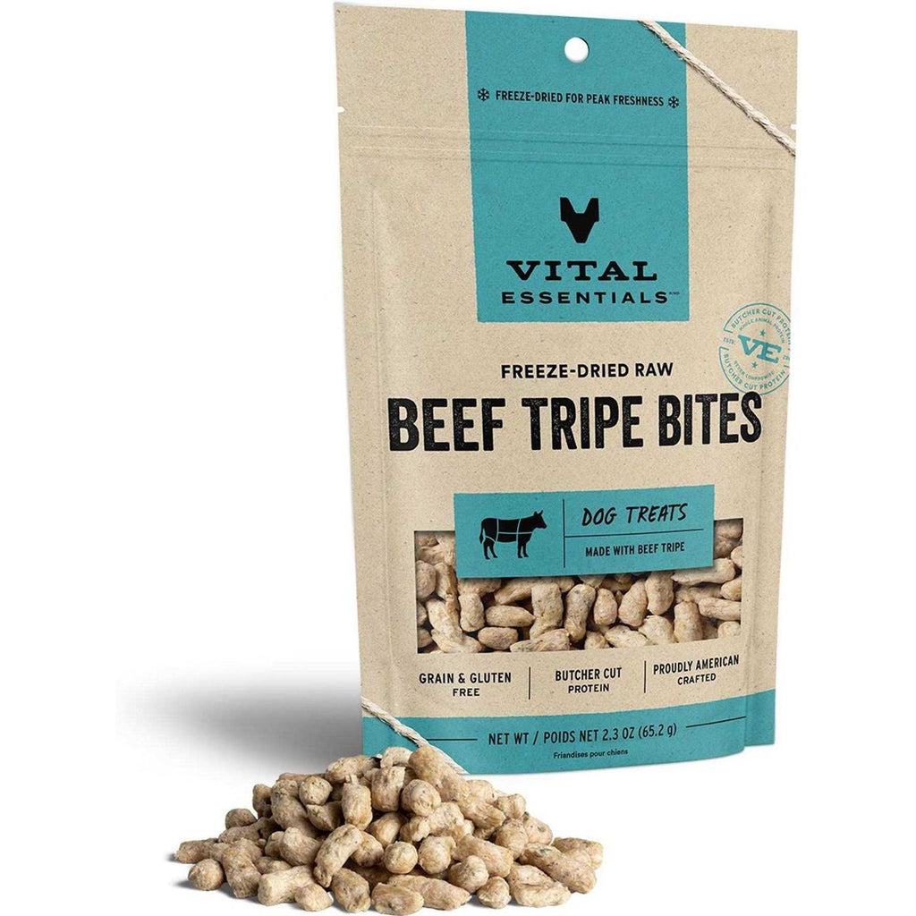 Freeze Dried Beef Tripe Bites Dog Treats J32354