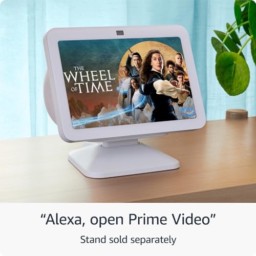 Glacier White Smart Home Hub with Spatial Audio Y51461