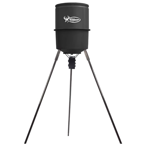 225 lb Quick-Set Game Feeder Bundle with 12V Rechargeable Battery P109