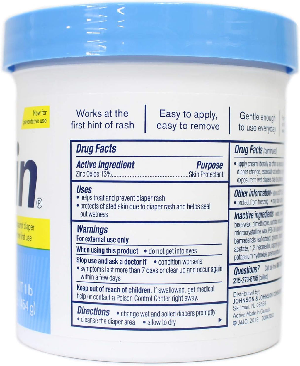 16 oz Diaper Rash Cream A98693