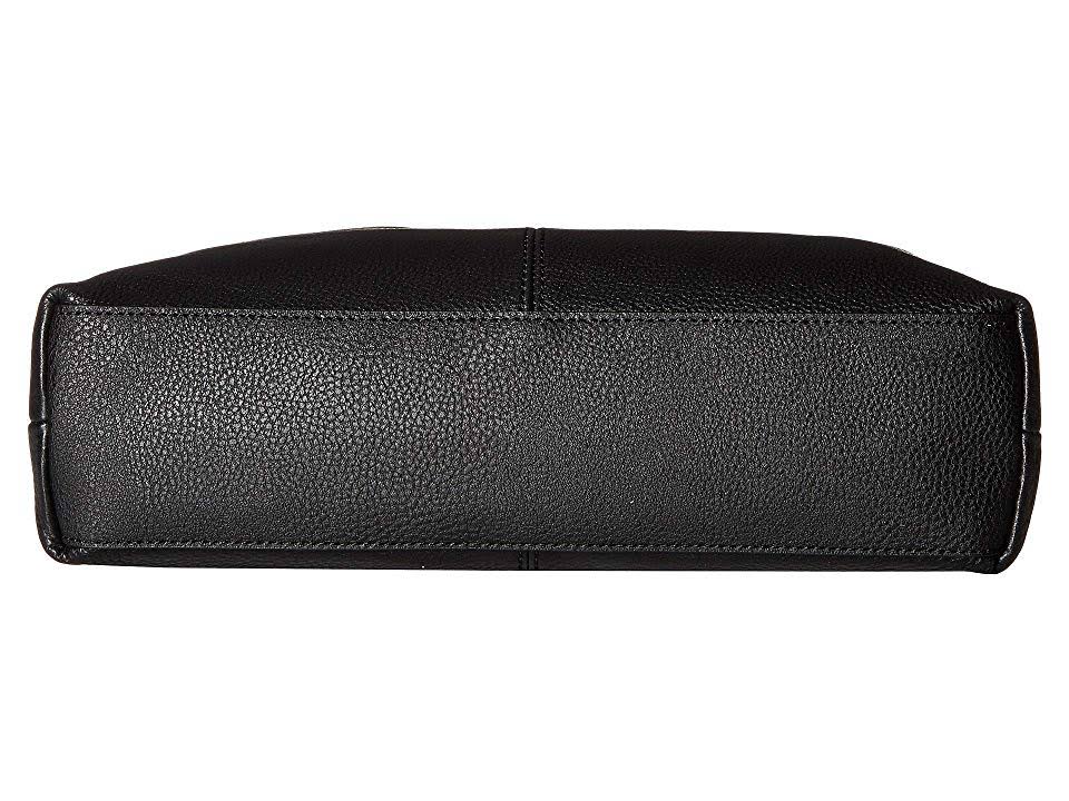 Black Leather Hobo J3106