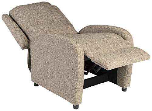 Pushback Recliner, 27.5" W x 37" D x 36.5" H, PolyHyde Upholstery U87733