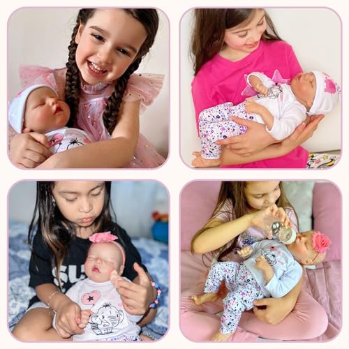 17-Inch Full Vinyl Reborn Baby Doll with Feeding Kit X623