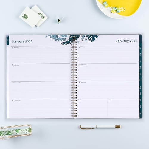 2024 Weekly and Monthly Planner, 8.5" x 11", Wirebound G930