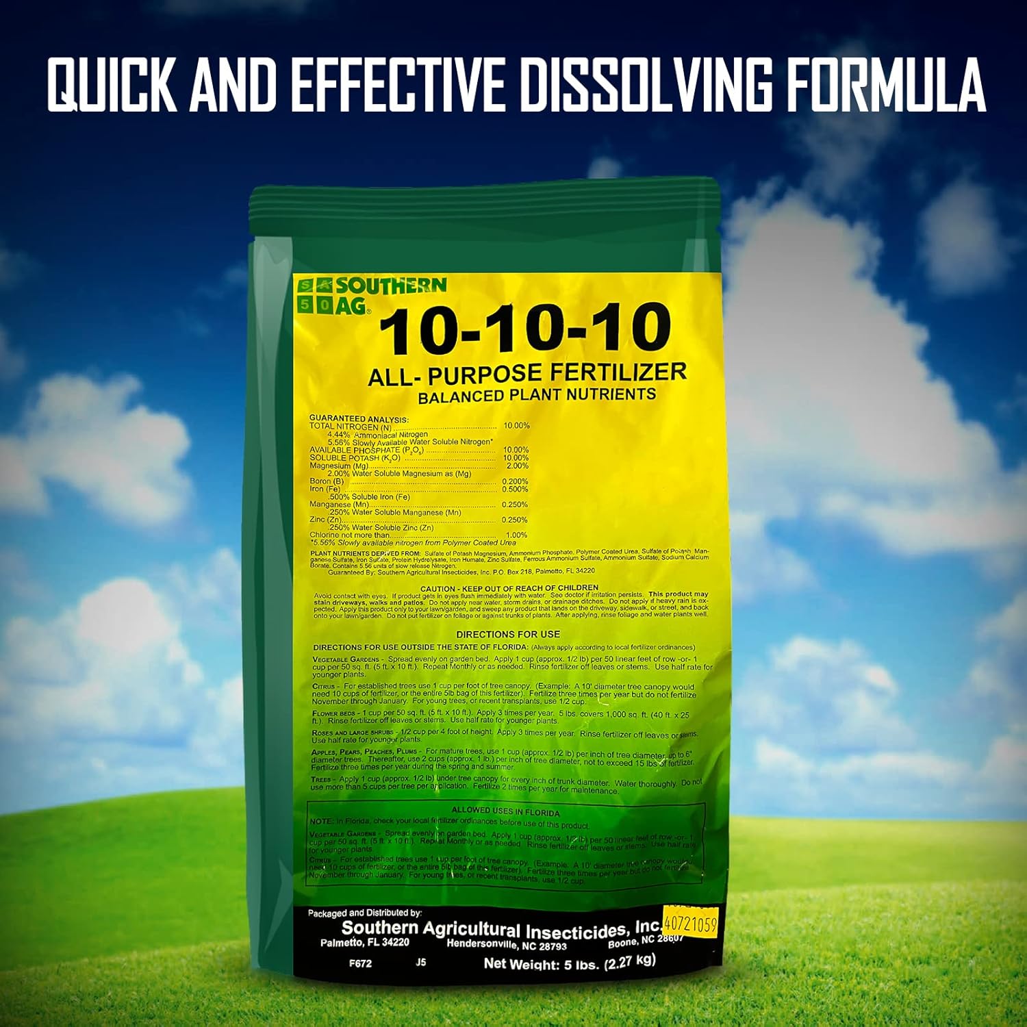 10-10-10 All-Purpose Granular Fertilizer 5LB B880277