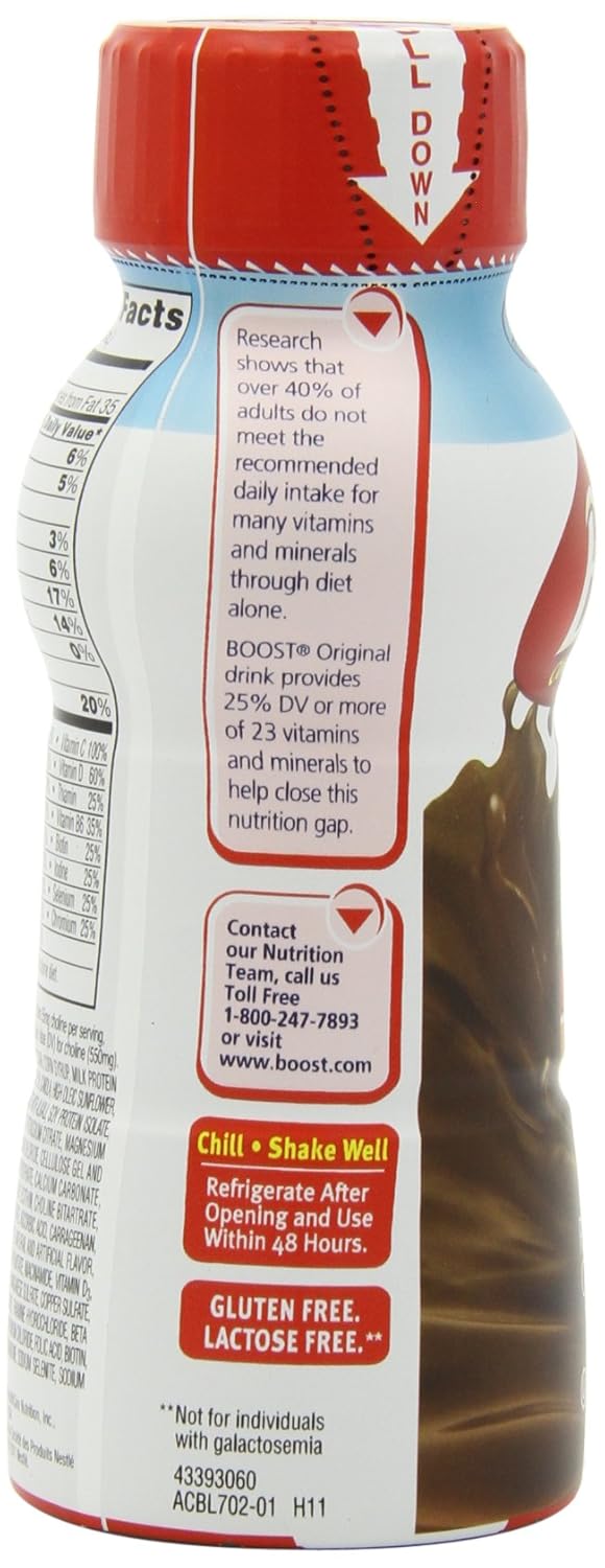 Original Rich Chocolate Nutritional Drink, 12 Count P578
