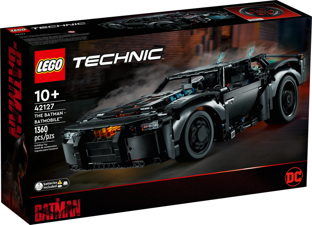 LEGO Technic BATMOBILE 42127 Model Car Building Toy with Light Bricks P4495