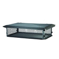 Black Galvanized Steel Multi-Flue Chimney Cap D539