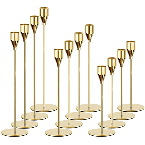 Set of 12 Metal Candle Holders D88086