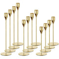 Set of 12 Metal Candle Holders D88086