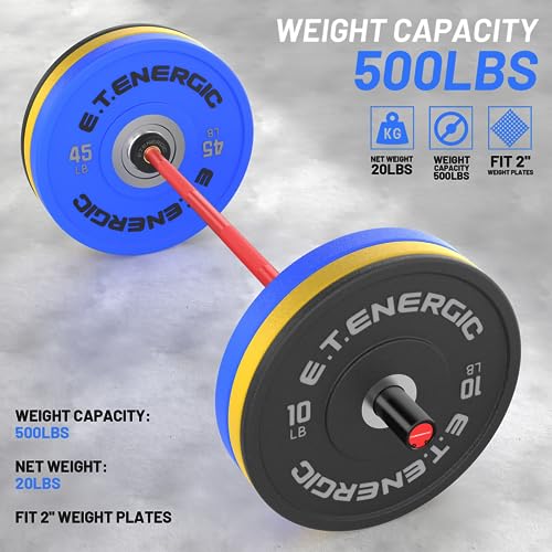 47" Black Solid Steel Olympic Barbell for 2" Plates G3363